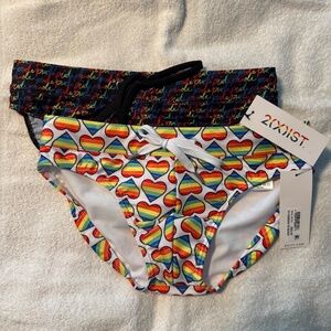 2xist Pride Swim Brief Set - Small